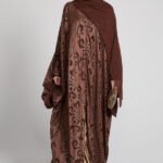 Luxury Arabian Dusk Embellished Open Abaya - Limited Edition